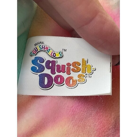 Squishmallows Pink Blue Yellow‎ Tie Dye Opal The Octopus Plush Stuffed Animal - Picture 8 of 10